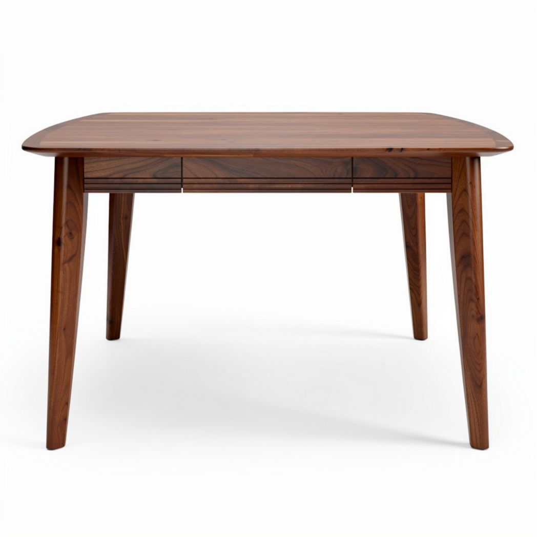 Solid oak dining table 120 x 80 x 75cm for home or restaurant use